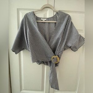 Topshop Wrap Top